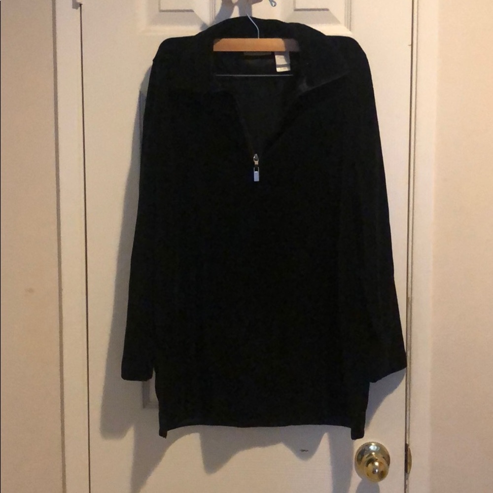 Liz Claiborne 1/2 zip corduroy pull over